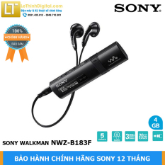 Máy nghe nhạc Sony Walkman NWZ-B183F (Đen) – Hàng chính hãng – Bảo hành chính hãng Sony 12 tháng toàn quốc
