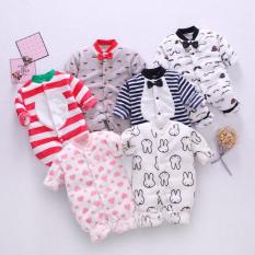 Áo liền quần Body nỉ băng lông cho bé Trai bé Gái Hàng Quảng Châu xuất Nhật SLN 01
