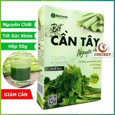 Bột cần tây Behena nguyên chất 100% cung cấp chất xơ, cải thiện tim mạch, giảm cân hiệu quả – Hộp 50g