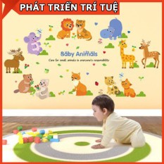 Decal Dán Tường Baby Animal – Động Vật Đáng Yêu