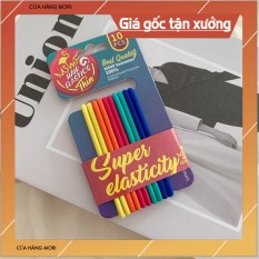 [XẢ KHO]♥ ️ Set 10 thun buộc tóc Super elastycity – MORISTORE