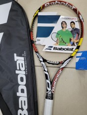 Vợt tennis Babolat 270g- Màu đỏ – tặng căng cước quấn cán và bao vợt – ảnh thật sản phẩm