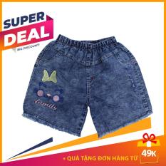 Quần short Jean bé gái cá tính – Mẫu ngẫu nhiên size 14-37kg