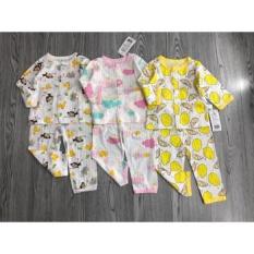 Combo 3 Bộ cotton giấy dài tay
