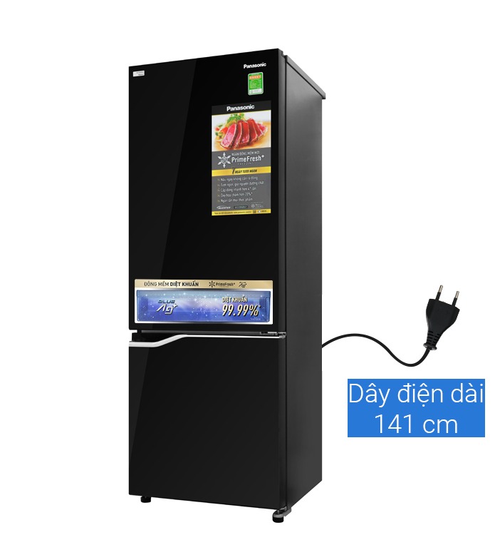 Trả Góp 0% - Panasonic Inverter 290 liter refrigerator NR-BV320GKVN - Free shipping HCM - Bảo quản thịt cá không...