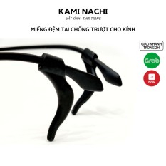 Miếng đệm làm êm tai cho kính bằng silicon siêu bền hình móc câu chống trượt cho mắt kính Kami Nachi