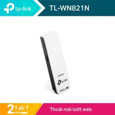 TP-Link USB wifi (USB thu wifi) Chuẩn N 300Mbps TL-WN821N – Hãng phân phối chính thức