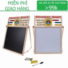 Bảng chữ nam châm 2 mặt viết phấn, viết bút dạ cho Trẻ mẫu giáo và lớp 1 KamiToy vận chuyển- Bảng chữ A Bảng nam châm Bảng từ
