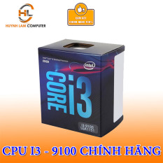 CPU Intel Core i3-9100 4 Cores – 4 Threads 3.60 GHz 1151-v2 Box Hãng Phân phối