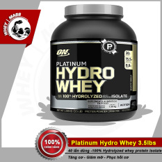 Thực Phẩm Bổ Sung Optimum Nutrition Platinum Hydro Whey 3.5lb (1.58kgs) 40 Lần Dùng Từ Mỹ
