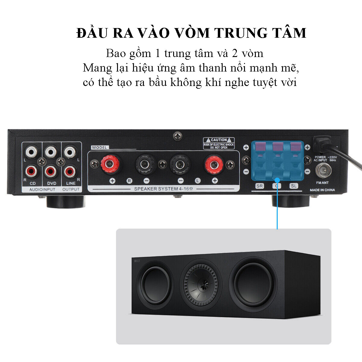 Bán Amply 5.1, Ampli Mini Bluetooth, Amply công suất lớn Sunbuck AV ...