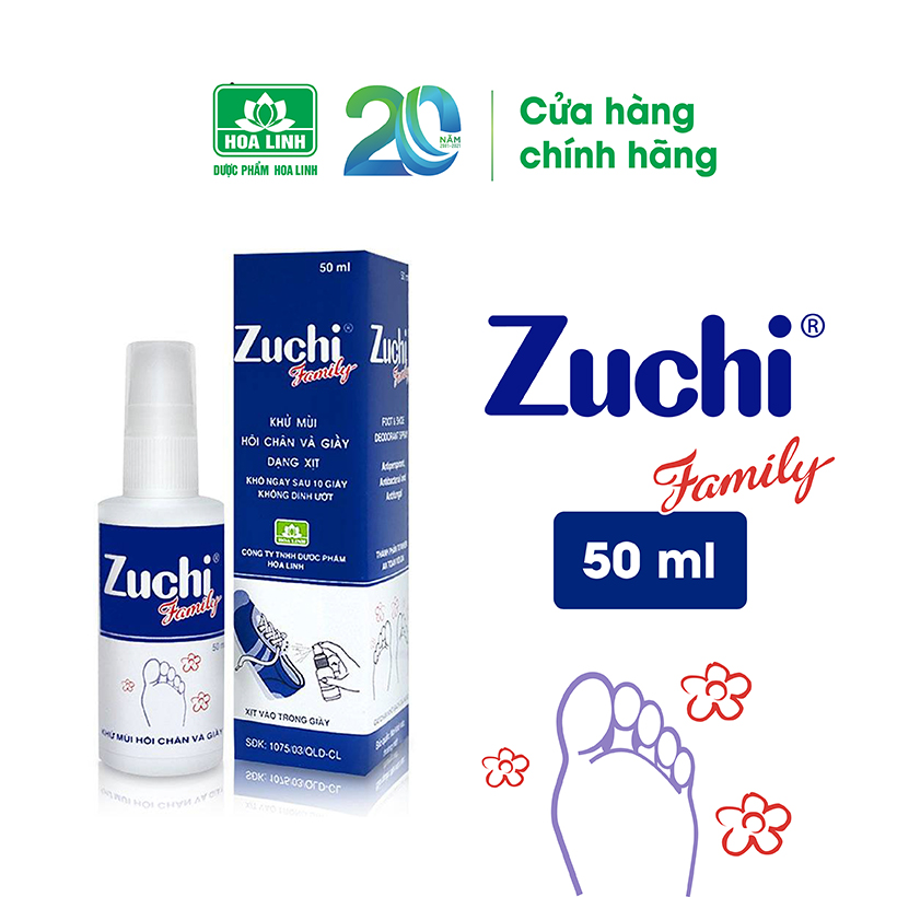 Xịt khử mùi Zuchi Family 50ml