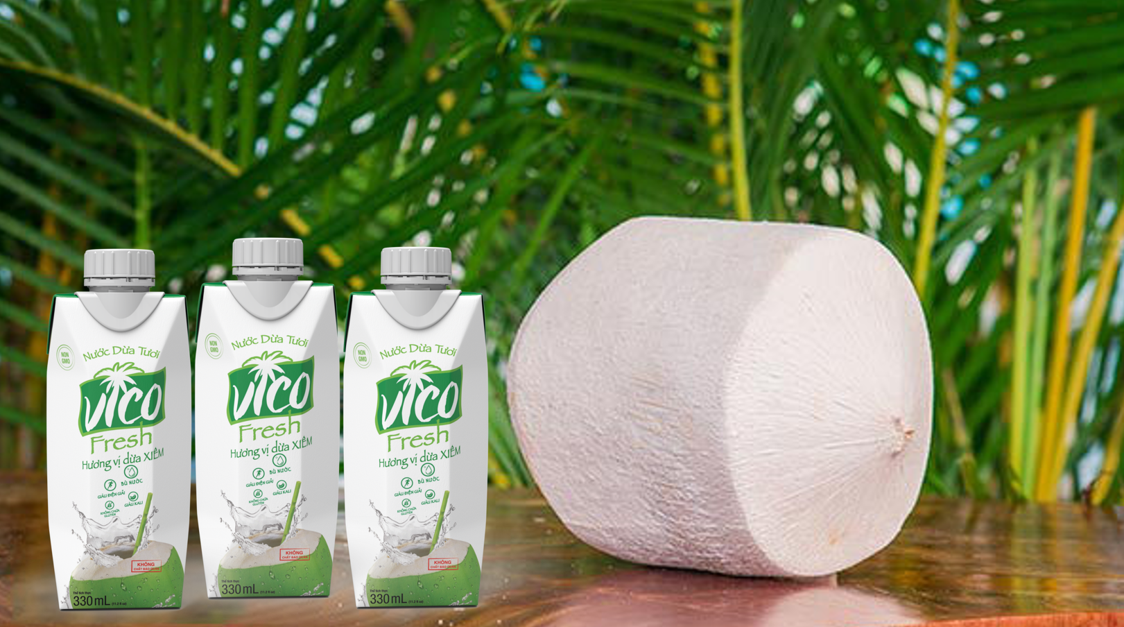1 HỘP NƯỚC DỪA XIÊM 330ML HSD 27/02/2021.