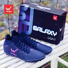 Giày bóng đá wika galaxy | giày thể thao nam nữ đá bóng sân cỏ nhân tạo khâu đế sẵn
