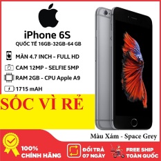 ĐIỆN THOẠI IPHONE_6S HÀNG SỊN 132-64GB – CHIẾN GAME: PUBG, LIÊN QUÂN, FREE FIRE MƯỢT