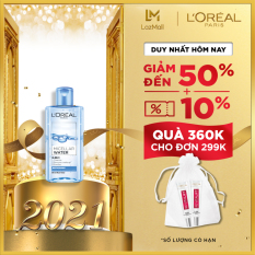 Nước tẩy trang cho mọi loại da L’Oreal Paris 3-in-1 Micellar Water 95ml