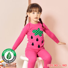 Bộ đồ quần áo dài tay cotton mùa thu đông dáng ôm cho bé gái U1039