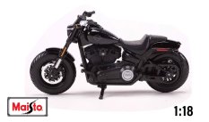 Mô hình Harley Davidson 2022 Fat Bob 114 black 1:18 Maisto MT020