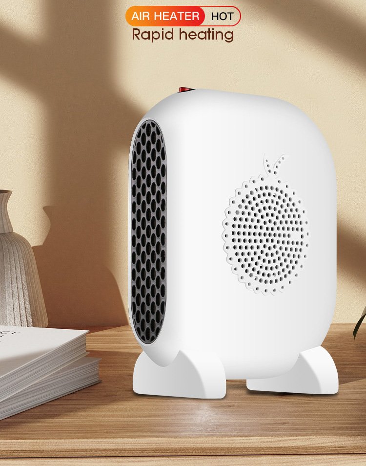 Quạt sưởi ấm mini thông minh, tiếng ồn cực thấp, làm ấm siêu nhanh lan tỏa rộng, Chất liệu ABS...