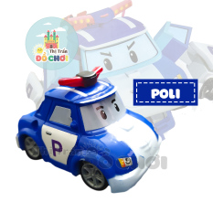 Xe ô tô đồ chơi cho bé chạy trớn mô hình nhân vật poli và những người bạn – Thị trấn đồ chơi
