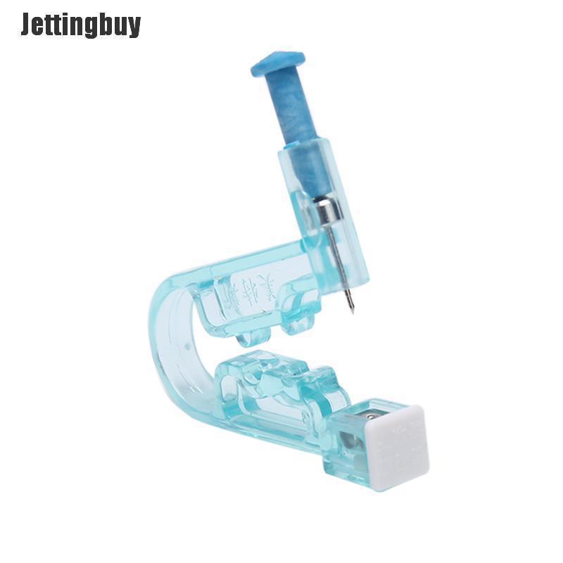 Jettingbuy New Dùng Một Lần An Toàn Vô Trùng Tai Sụn Piercing Studs Bông Tai Piercer Kit