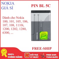 Pin Nokia BL 5C dùng cho nhiều dòng Dùng cho nhiều dòng Nokia 105, 106, 107, 108, 1110i, 1200, 1202, 1280, 6300, 100, 101, … – Nokia Giá Sỉ