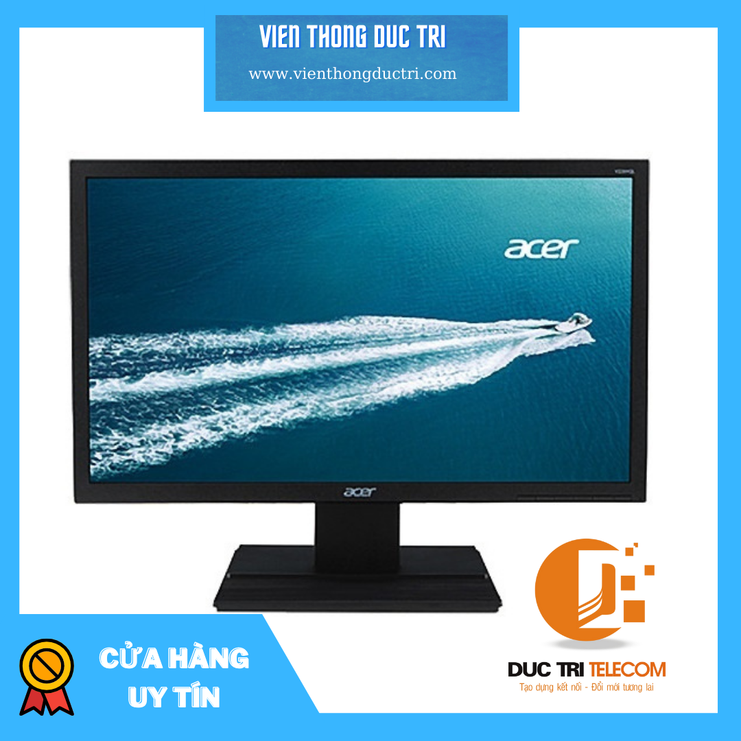 Màn hình Acer V206HQL (19.5inch/HD+/TN/5ms/60Hz/250nits/VGA+DVI) – Viễn Thông Đức Trí