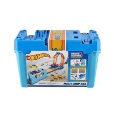 Thùng phụ kiện phức hợp Hot Wheels xanh FLK90/FLK89