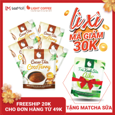 [MÃ GIẢM 30K] Combo 5 gói Bột CACAO DỪA độc đáo , thơm ngon , vị tự nhiên , đặc biệt không pha trộn hương liệu , gói 50GR