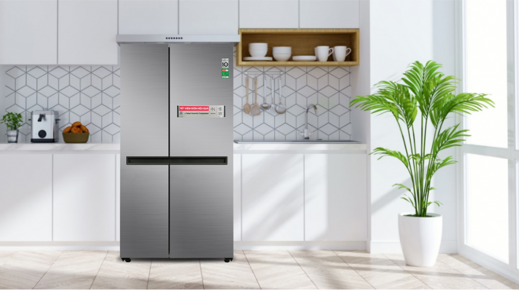 Tủ lạnh LG Inverter 649 Lít GR-B257JDS, Bảo hành 24 tháng, Hàng chính hãng