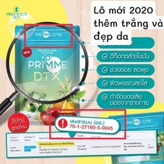 Viên uống giảm cân khử mỡ rau xanh trái cây cho cơ địa khó – Detox Primme Thái Lan