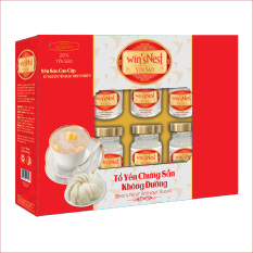 Yến Sào cao cấp win’sNest Tổ Yến Chưng Sẵn Không Đường 20% (6 Lọ/Hộp) thích hợp cho mọi đối tượng đặc biệt là người ăn kiêng và tiểu đường.