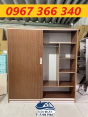 Tủ quần áo cửa lùa ngang 1m4 1m6-Tủ nhựa đài loan người lớn GIAO HOẢ TỐC HCM