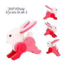 Bộ ghép hình gỗ 3D hình con thỏ cho bé