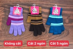 Combo 5 và 10 đôi găng len nữ , không cắt ngón , cắt 2 ngón , cắt 5 ngón , thương hiệu CTY MỸ BẢO , ảnh thật , bảo đảm giao đúng hàng 6696