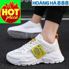 Giày Thể Thao Nam Phong Cách Hàn Quốc Tăng 5Cm Chiều Cao, Kiểu Dáng Mạnh Mẽ Cực Kì Ngầu, Chất Liệu Bền Đẹp
