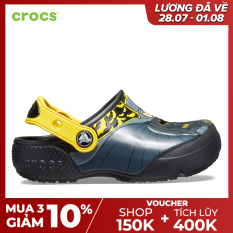 CROCS Giày Lười Trẻ Em FunLab Iconic Batman Clog 205514001