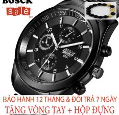 Đồng hồ nam BOSCK M3 [TẶNG VÒNG TAY] [Liên quan: cao cấp – đeo tay nam – đồng hồ đẹp – đồng hồ đôi – dây da – dong ho thuy sy giá rẻ đồng hồ cơ – đồng hồ thông minh – thể thao – dây thép – quai thép – quai da – dây lưới]