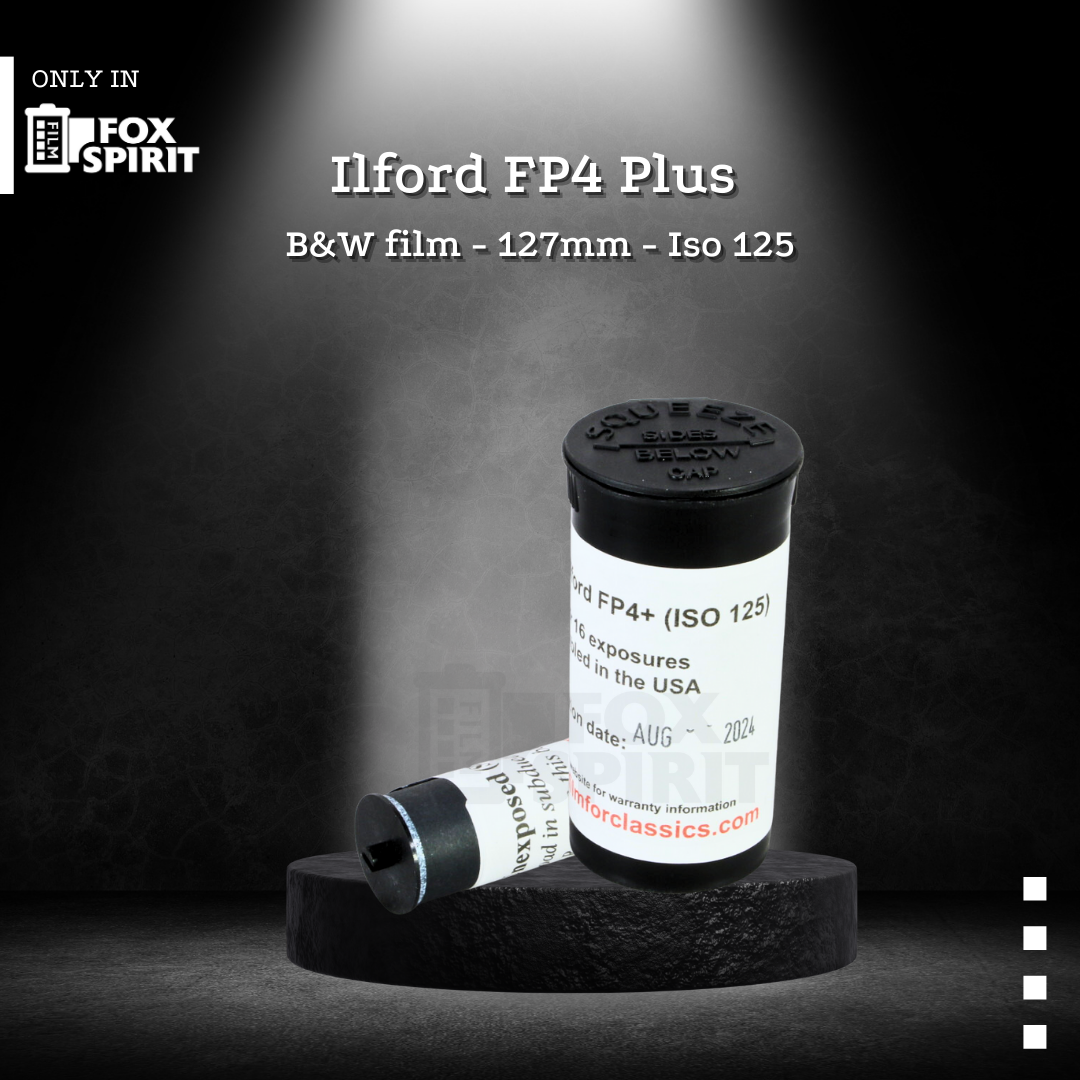Ilford FP4 Plus BW Negative – 8 to 12 exp – Film 127mm – film âm bản trắng đen