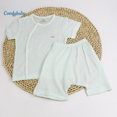 Bộ quần áo mùa hè cho bé 100% cotton lụa – Comfybaby siêu nhẹ – thoáng mát QACF22042021 size 3-12 tháng