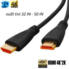 Dây cáp HDMI 2.0 3hcomputer hỗ trợ 4K 3D dùng cho Máy tính Tivi Máy chiếu và Ps4 thuần đồng 19+1 dài 1M5 2kx4k (Loại mới ) Dây HDMI 2.0 4K x 2K xuất được màn hình 50 IN -1M5
