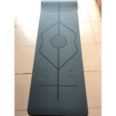 Thảm YOGA ĐỊNH TUYẾN TPE 2 lớp tặng túi và dây buộc