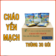 Cháo dưỡng sinh Yến Mạch (30 gói/ 1 thùng) Hoàn toàn từ thiên nhiên