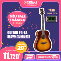 Đàn Guitar Acoustic Yamaha FG-TA – Solid Spruce, Back&side Mahogany, TransAcoustic SRT Piezzo Pickup, Elixir Strings – Bảo hành chính hãng 12 tháng