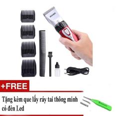 Tông đơ cắt tóc gia đình Jichen JC 0817 – tặng kèm dụng cụ soi tai