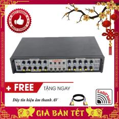 Đầu chỉnh vang echo chỉnh âm thanh karaoke Caliphate K14 3 mic màu đen