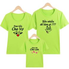 Áo Thun Gia Đình Tiền Nhiều Để Làm Gì vải dày mịn GĐM72 thời trang ELSA