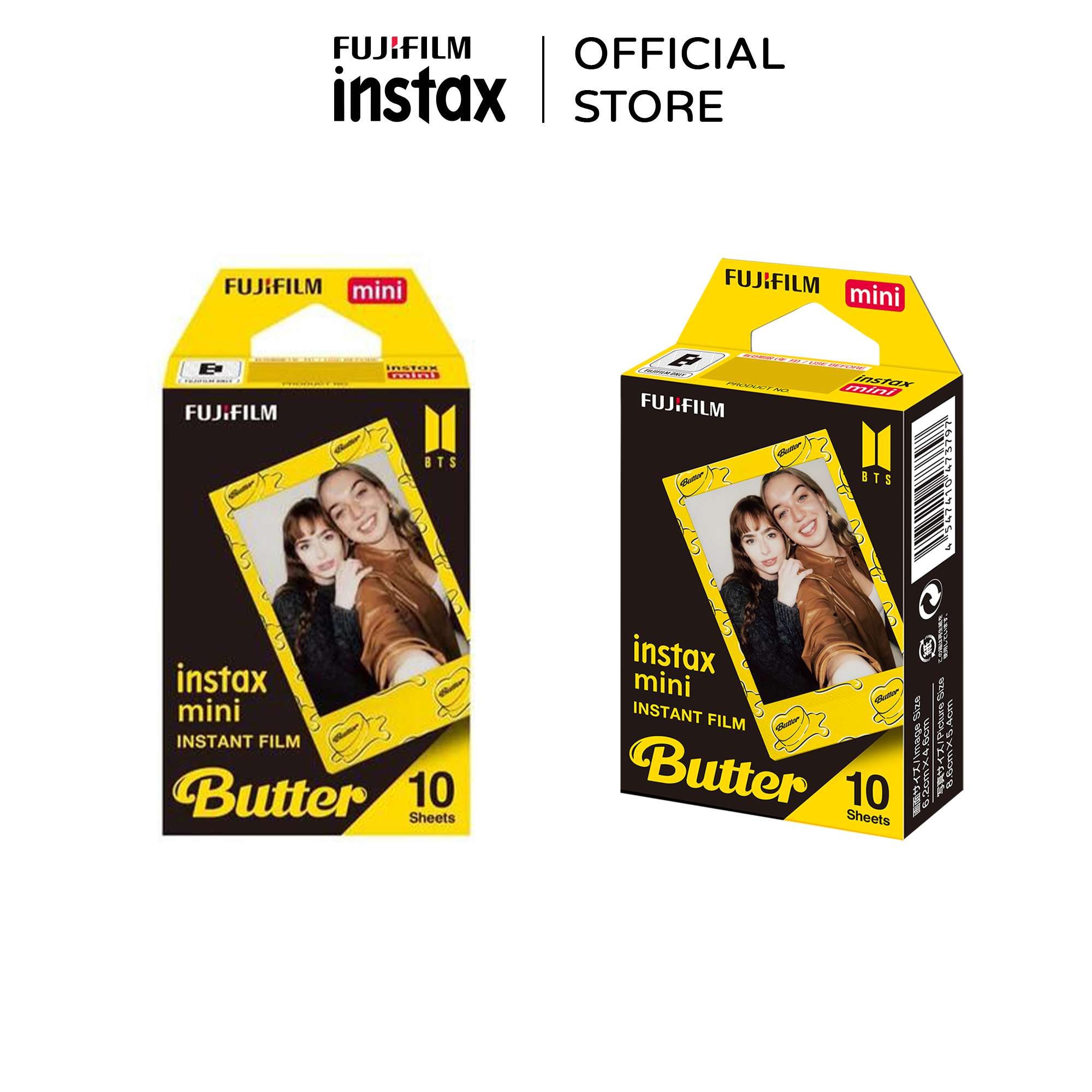Phim Máy Chụp Ảnh Lấy Liền Phiên Bản Đặc Biệt – Instax Mini BTS Butter Version