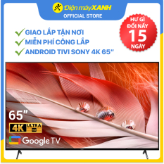 Android Tivi Sony 4K 65 inch XR-65X90J – Remote thông minh – Chính hãng BH 2 năm – Miễn phí lắp đặt