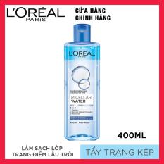 Nước tẩy trang đa năng 3-in-1 L’Oreal Paris Micellar làm sạch sâu 400ml